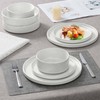 Herogo 8 Piece Dinnerware Sets with Pasta Bowls for 2,