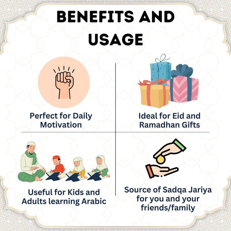 Islamic Affirmations Cards (30 Daily Reminders by Zarf), Spiritual, Quran