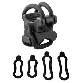 Light Holder, Headlight Bracket, Bracket, Bike Light Holder, Fixed Bracket, For Bicycle Mounting, Compatible with Light Diameter 0.4 - 1.4 inch (1 - 3.5 cm)