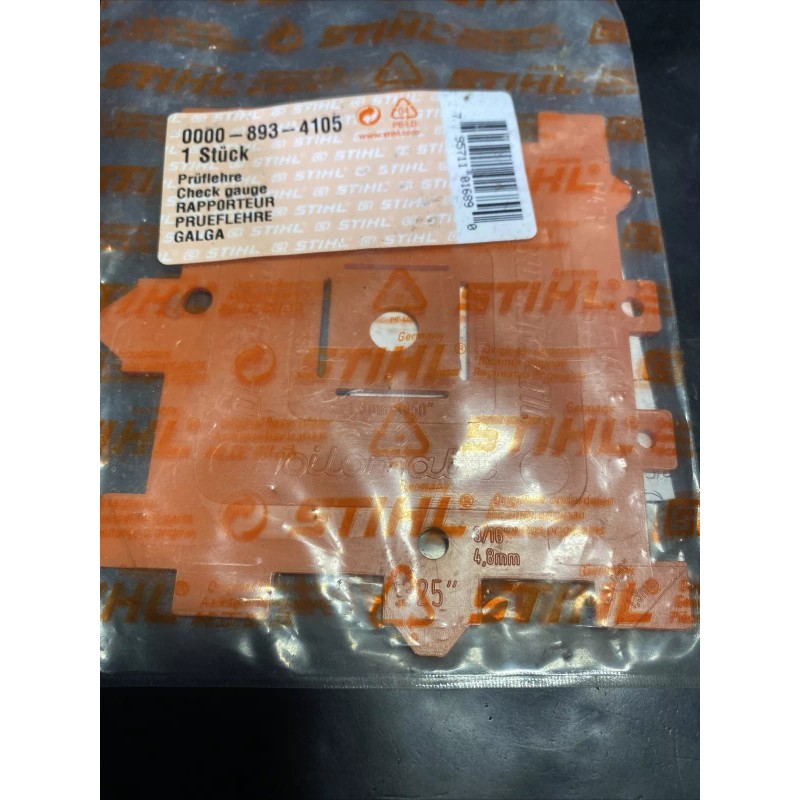 Stihl Chainsaw Chain Depth Gauge, Genuine Stihl OEM, 0000-893-4105, Free