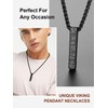 ChainsProMax Mens Black Necklaces Protection Necklace Cool Necklaces for Men