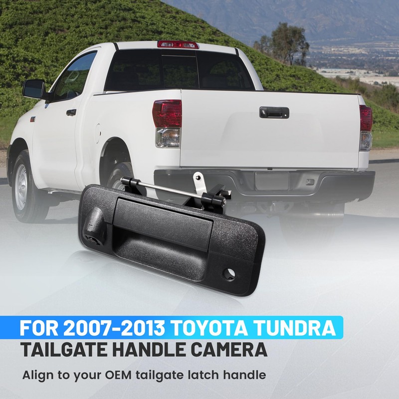 EWAY Tailgate Handle Backup Camera for Toyota Tundra 2007-2013 Reversing