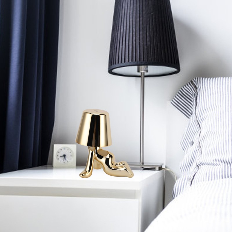 LED Table Lamp Touch Control Desk Light 3 Modes USB