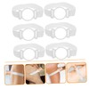 ORFOFE 6pcs Moxa Fixator Elastic Bands Wear-resistant Moxa Straps for