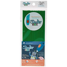 3Doodler 62119 Start Plastic Filament Refills Pack, Spring Green (X24 Strands)