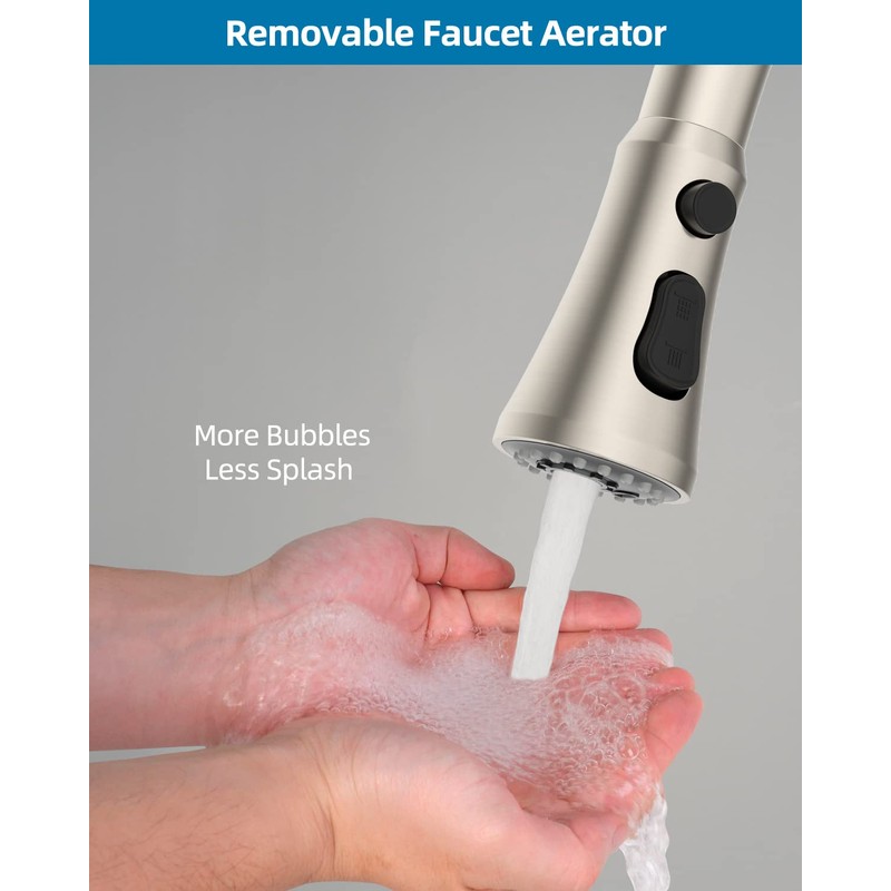 Hygie Rinse Universal Faucet Head Replacement with 15 Adapters Compatible