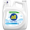 all Liquid Laundry Detergent Free Clear, 141 Ounce, 94 Loads