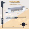 OASHISU OASHISU Vitrinenbeleuchtung 4er Set 6 * 5050SMD Warmwei? LED-