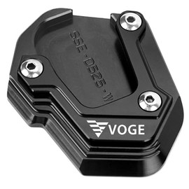 Suitable for VOGE DS900X DS625X DS525X 900 625 525 dsx DSX 900 625 525 2024 2025 Accessories Aluminium Motorcycle Stand Foot Side Stand Enlarged Pad Support Pad (Black)