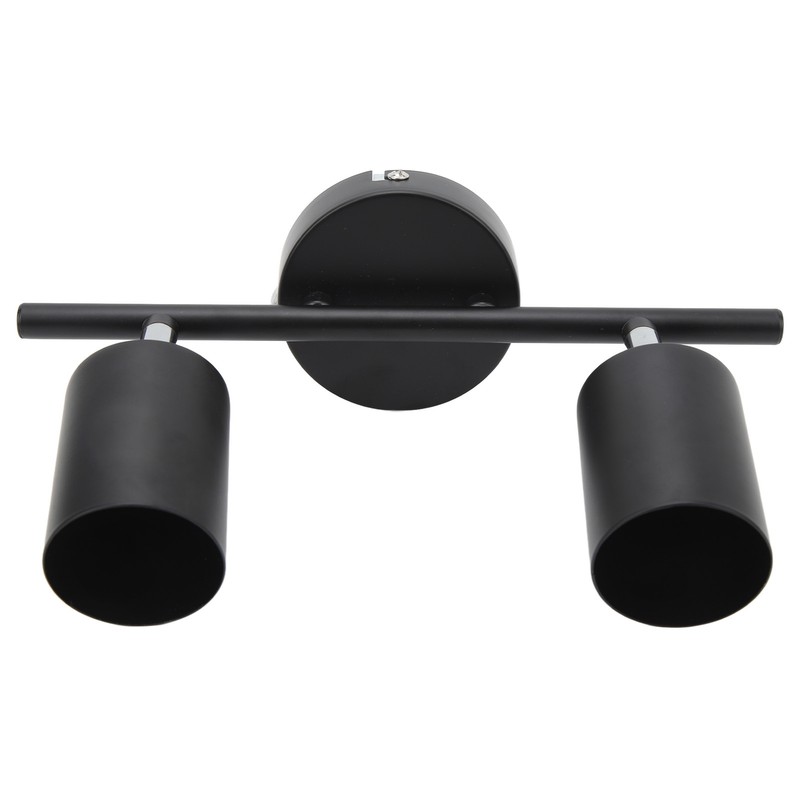 LED Track Light Kit 2 Heads 10.8in Track 90 Degrees