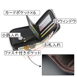 TOEDNNQI Men's Bifold Wallet, Large Capacity, Multi-functional, Bifold Wallet, Coin Purse, Brown1