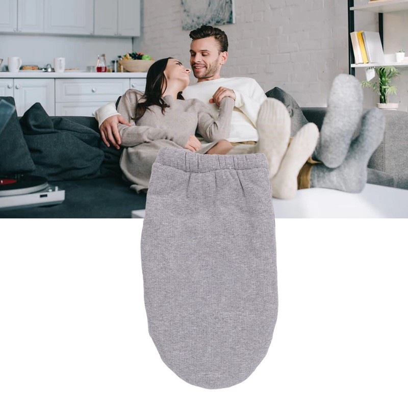 Foot Cast Socks Grey Elastic Thick Warm Fleece Soft Winter
