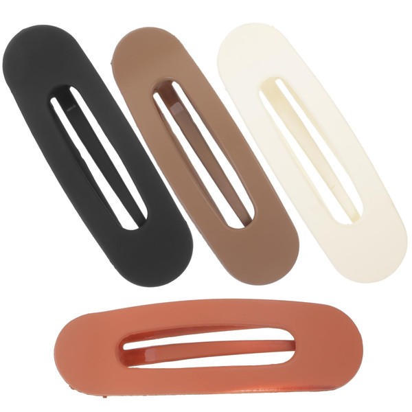 VICASKY 4pcs Flat Claw Clips for Women Elegant Alligator Hair