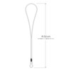 ZUKOU Neck Strap, Leather, Black, Black, Leather Cord, Cell Phone,
