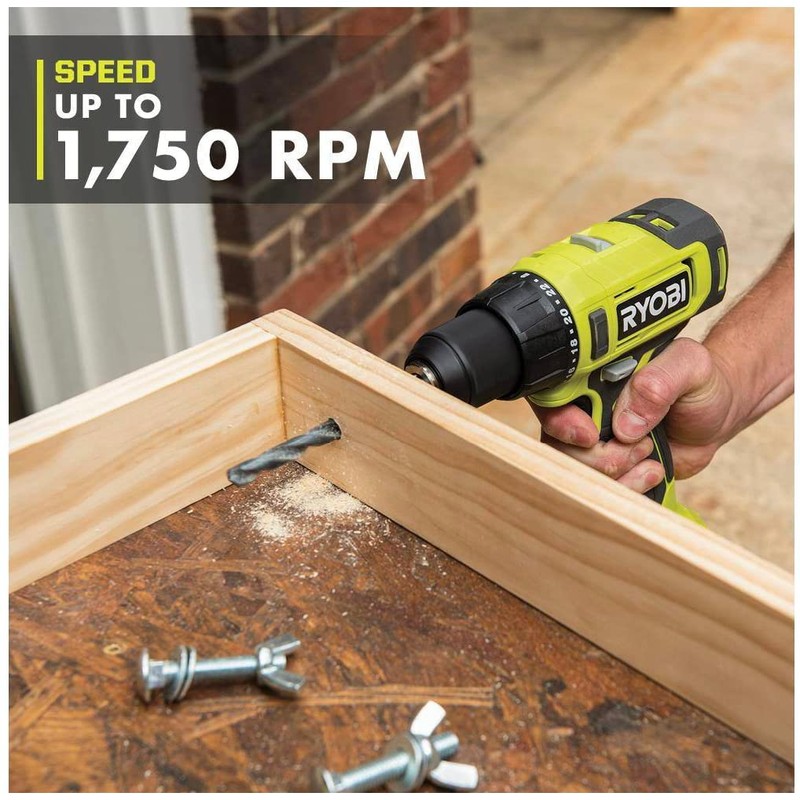 RYOBI ONE+ 18V Cordless 1/2 in. Drill/Driver (Tool Only) PCL206B,