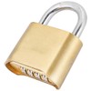 4 Dail Digit Rust Proof brass Password Lock Combination Padlock