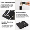 UFURMATE 180 Degree Stainless Steel Glass Door Clamp Heavy Duty