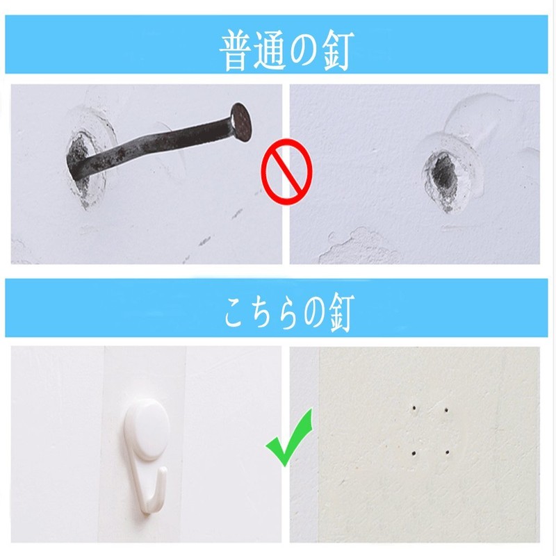 Shuimus Wall Hanging Hooks Concrete Hooks Plastic High Load Capacity