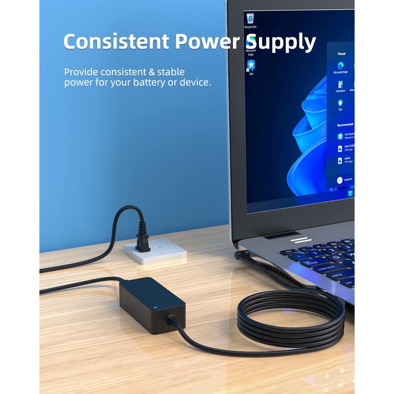 65W AC Charger Fit for Lenovo Ideapad Flex-14 15 Flex-14IWL