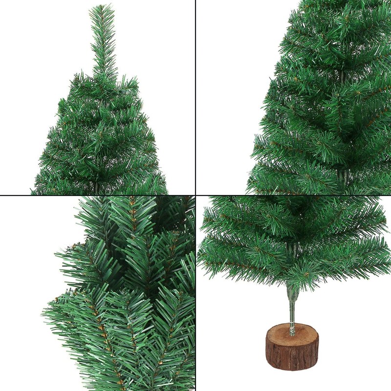 B 2ft/60CM Christmas Tree 80 Tips Mini Artificial Tree with