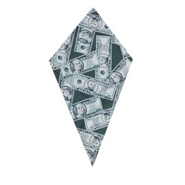 Dollars USA Flag Paisley Bandana Head Scarf Headbands Handkerchief Cowboy Cotton Bib Party Olympics Face Covering Headwear Mens Womens Unisex