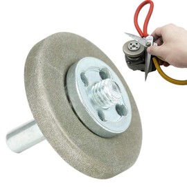 Grinding Wheel with 5.6 cm Diameter High Hardness Sharpening Stone Home Working Tool for Planer Tool Drill Scissors (B)