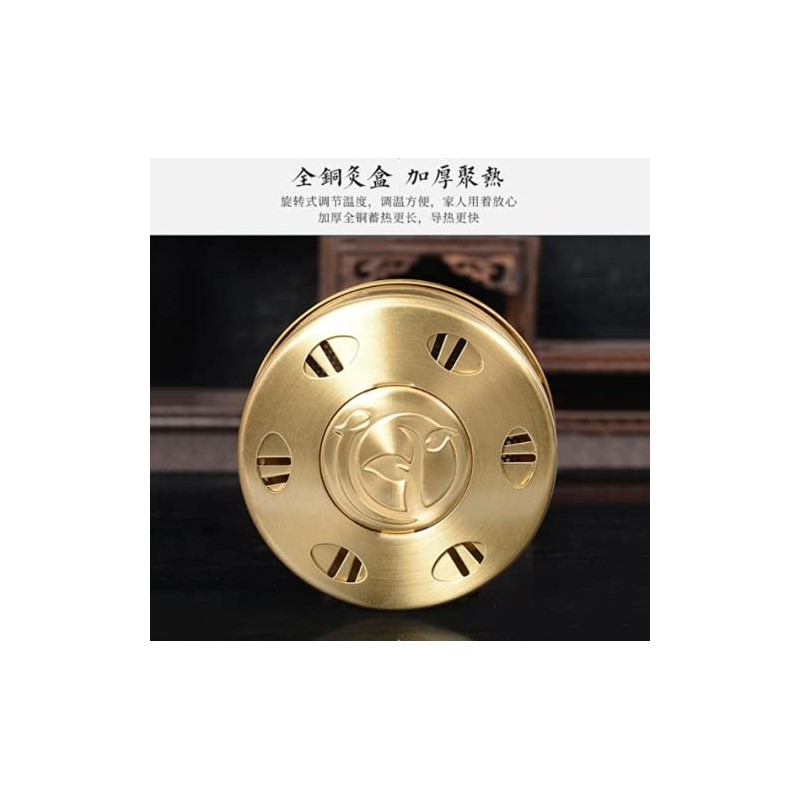 Premium 7 Years 60:1 54 Rolls Sticks Moxa Burner Copper