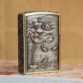 Lighter Reusable Kerosene lighter Suitable for men's birthday gifts (without fuel)