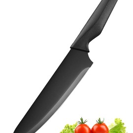 Syvio [MotherDay] Syvio 14/21 Pcs Kitchen Block Knife Set with Block, Sharpener, Heavy Poultry Shears and 6pcs Serrated Steak Knives Razor-Sharp, Anti-Slip Handle - Color: Black-1pcs
