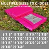 STARPYNG-7 Mil Pink/Silver 8x14 Feet Tarp-Multifunctional Waterproof Tarpaulin-Waterproof, UV Resistant,