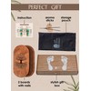 Wooden Yoga Board for Acupressure and Meditation with Nails for
