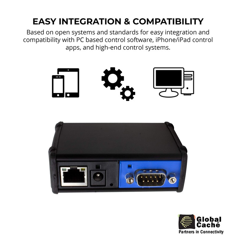 Global Caché IP2SL iTach TCP/IP to Serial Converter - Connects
