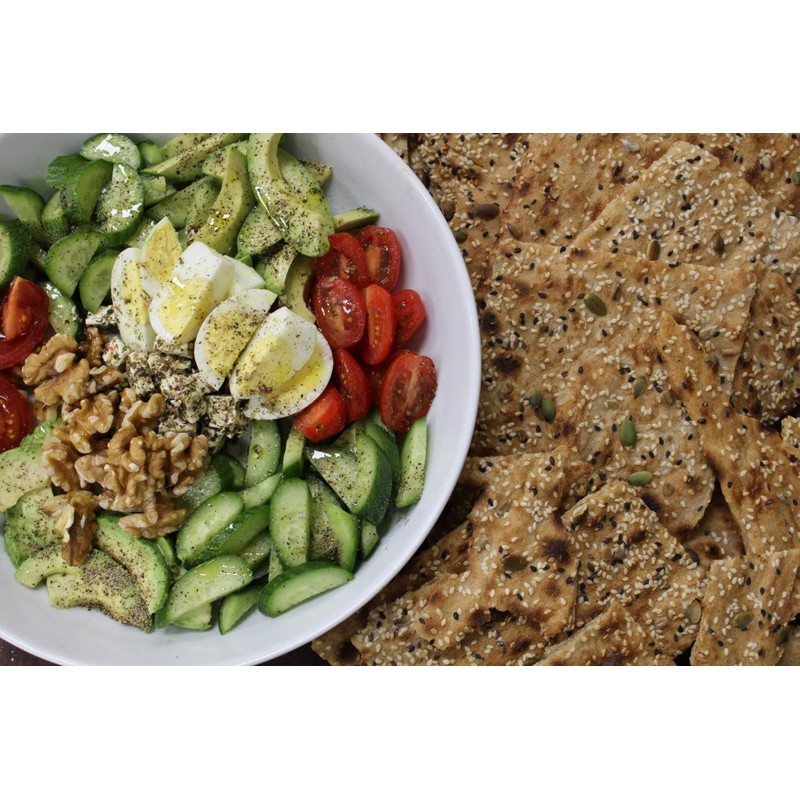 SunGak - Baked Multigrain Sangak Crackers, All Natural (7.02 oz)