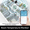 Geeni Smart Temperature and Humidity Monitor Sensor - Indoor Wireless