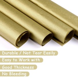 KESOTE Gold Tissue Paper for Gift Bags, 14" x 20" Wrapping Paper Bulk Tissue Paper for Crafts, Packaging, Gift Wrap, Floral, Holidays - 60 Sheets