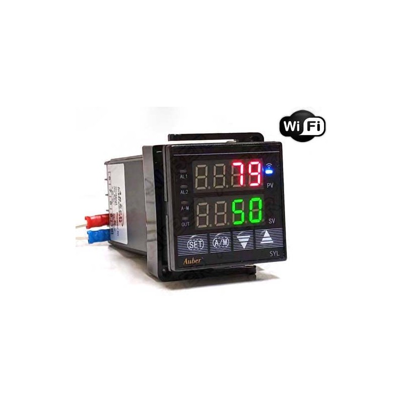 WiFi PID Temperature Control Controller, Relay Output, W/ Dual Alarm,