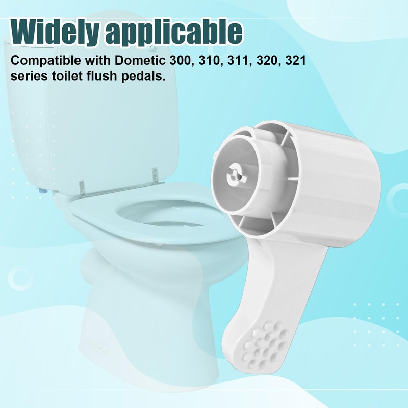 BOXOB Rv Toilet Foot Pedal, Modified Plastics Flush Pedal Replacement