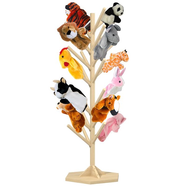 GOFEI 45.5 inch Wooden Puppet Stand - Durable Anti-Crush Wooden