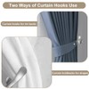 GIRAFEDA Aluminum Alloy Curtain Hooks Decorative Wall Mounted Window Curtain