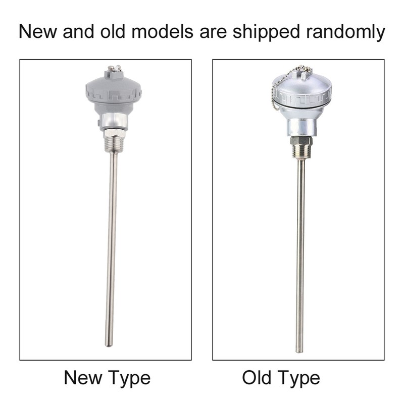RTD PT100 Temperature Sensor Probe 1/2" NPT Thread Thermocouple Terminal