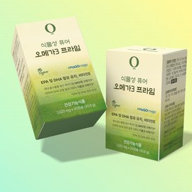 [No fishy smell] Vegan vegetable pure omega 3 pregnant women supercritical MAG 4th generation high content mag omega 3 30 capsules, 2 units / [비린내없는] 비건 식물성 퓨어오메가3 임산부 초임계 MAG 4세대 고함량 마그오메가3 30캡슐, 2개