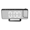 Projection Alarm Clock LED Digital Mirror Alarm Clock Rechargeable 6