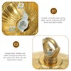 IMIKEYA Ceiling Canopy Vintage, Brass Chandelier Canopy Ceiling with Hooks,