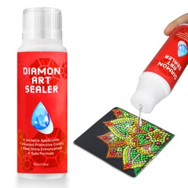 Diamond Art Sealer Kits for Adults for Bookmark Calendar Jewelry Boxes Coasters Skate Small Diamond Painting Projects (4, Ounces)