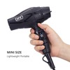 Dan Technology Travel Hair Dryer,Compact Hair Dryer,Portable Mini Blow Dryer