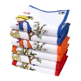 '"Ducky Children's Handkerchiefs – approx. 30 cm, 6 Pieces