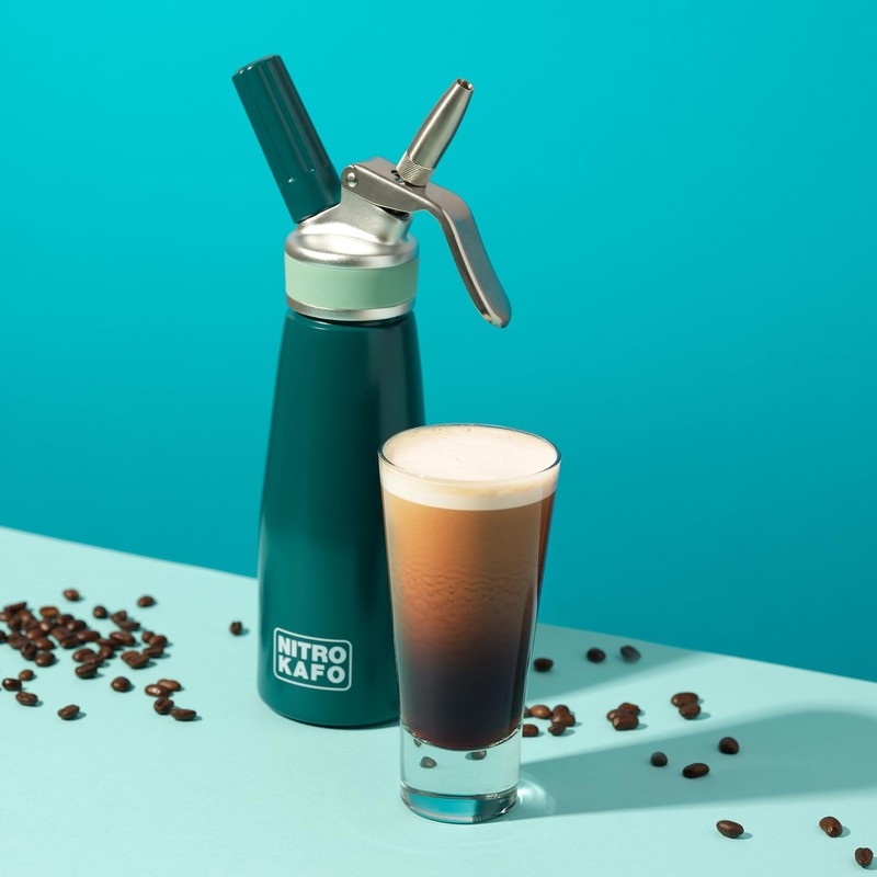 NITRO KAFO 1L Nitro Coffee Maker, Aluminum Nitro Cold Brew