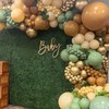 Green Brown Gold Balloons, 50PCS Green and Brown Balloons, Sage