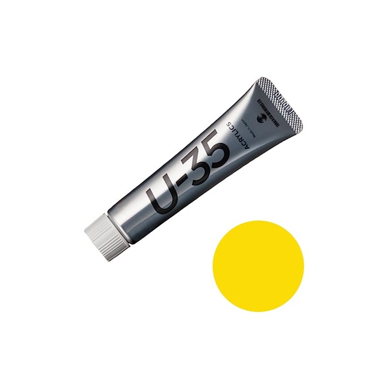 Turner Color UA011128 U-35 Acrylics Hansa Yellow Opaque 0.4 fl