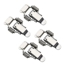 Draw Latch,Stainless Steel Double Spring Latch Luggage Accessories Draw Latch Electrical Cabinet Latch